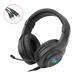 Redragon H260 Hylas Gaming Headset with high sensitivity microphone and RBG backlight [H260]