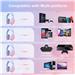 Onikuma K9-Pink Blue Gaming Headset with Cat Ears for PS4, Xbox, PC and Switch(Open Box)