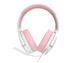 SADES SA-725 Casque de jeu Spwoer rose, bandeau réglable de 3,5 mm avec casque à réduction de bruit avec microphone, casque de jeu, casque supra-auriculaire compatible avec Xbox One, P'S4, P'S5, ordinateur portable Ni'ntendo PC