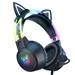 Onikuma X15 Cat Ear Gaming Headset RGB Light Noise Cancelling Microphone 3.5 mm Wired Headset For PC XBOX PS4