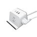 iCAN GS-FT02WC 2 Outlets 3 USB Power Socket with Wireless Charge, 5ft Cord(Open Box)