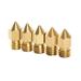 0.4mm Nozzle Kit, Nozzle_D6×d0.4×H13_brass_5PCS, Ender-3 V2/Ender-5 Pro/Ender-5 plus/Ender-6/Ender-3/Ender-3 Pro/Sermoon D1_/Ender-3 Max