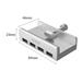 ORICO 4-Port USB 3.0 Monitor-Edge and Desk-Edge Clip-Type Hub with 150cm A to A Cable I Aluminum Alloy