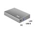 iCAN RSH-339 3.5" USB 3.0 SATA III Hard Drive Enclosure with Max Speed 6Gbps, Sliver