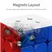 Moyu Meilong 3M: 3x3 Magnetic Speed Cube 55mm Stickerless Edition