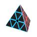 Moyu Meilong 3x3x3 Carbon Fiber Stickerless Pyramid Speed Cube, Fast and Smooth Turning Triangle Puzzle Game with Vivid Colours, Perfect for Brain Training and Fun Challenges for Kids and Adults