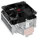 iCan 4-Heatpipe CPU Cooler | 120mm PWM Silent Fan  | TDP-180W | CUP Air cooling | Fan Speed upto 1800RPM | Aluminum Extrusions Socket  | Support AM5 Socket(Open Box)