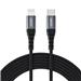 Choetech USB C To Lightning Cable [3m/9.8ft Apple MFi Certified] Premium Nylon Braided