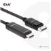 Club 3D DisplayPort 1.4 to HDMI 4K120Hz or 8K60Hz HDR10 Cable M/M 3m/9.84ft