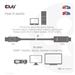 Club 3D DisplayPort 1.4 to HDMI 4K120Hz or 8K60Hz HDR10 Cable M/M 3m/9.84ft(Open Box)