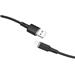 ACEFAST 1.2 Meter MFI USB-A to Lightning Cable, silicone, Black