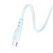 HOCO light blue 60W silicone charging data cable USB Type-C to Type-C,1m (3.3ft)