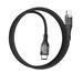 HOCO Transparent Discovery Edition 100W charging data cable with display for USB Type-C to Type-C,1.2m (4ft)(Open Box)