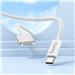 HOCO "X103 magnetic" charging cable Type-C to Magsafe3, 2m (6.6ft), White(Open Box)