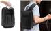 KINGSLONG 11" Waterproof Shoulder Backpack with USB Charging Port, Black