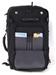 KINGSLONG 17.3" 3-in-1 Backpack, Handbag and Messenger Bag with Laptop Compartment, Black