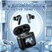 iCAN YX-27-BK Bluetooth Earbuds, Smart Screen, Active Noise Cancellation