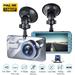 iCan Dual Dashcam, 1080p Full HD Front, Rear Camera included, 4.0" IPS Display, 170° Wide Angle (Front), G-sensor, Loop Recording, Motion Detection, Parking Monitor, WDR(Open Box)