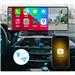 ICAN 10.26 Inch Screen Wireless Carplay & Android Auto ,4K Dash Cam ,2-Channel Dashcam ,4K Front + 1080p Rear Backup Camera ,170° FOV , IPS Touch Screen Display , Bluetooth , Voice Control , 12V Cigarette Lighter Plug , No Fuse Box Necessary