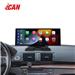 ICAN 10.26 Inch Screen Wireless Carplay & Android Auto ,4K Dash Cam ,2-Channel Dashcam ,4K Front + 1080p Rear Backup Camera ,170° FOV , IPS Touch Screen Display , Bluetooth , Voice Control , 12V Cigarette Lighter Plug , No Fuse Box Necessary