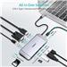 Choetech 9-in-1 USB-C 100W Multi-function Docking Station, HDMI, VGA, RJ45, USB-C, 3 USB3.0 and Card Reader