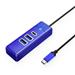 ORICO 3-Port USB-A*2 & Type-C*1 Hub For Laptop, Mobile Phone, Tablet with 0.49ft Cable, USB-C Input, Blue