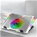 iCAN Aluminum-Alloy Laptop Cooler 5 Fans for 12-21 Inches, 10 Modes RGB Colors Light, 5 Heights Stand, 2 USB Ports(Open Box)