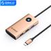 ORICO 5-in-1 Type-C 60W 5Gbps Multi-function Docking Station, USB 3.0*1, USB 2.0*2, USB-C*1, HDMI*1, Rose Gold(Open Box)