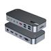 Choetech 15-in-1 USB-C 100W 4 Displays 10Gbps Docking Station | 2*HDMI 4K/60Hz, 2*USB-C, 2*USB 3.0, 2*USB 2.0, USB 3.1, Audio, PD, VGA 1080P/60hz, DP 4K/60Hz, RJ45, SD/TF