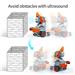 BanBao ULTRASONIC OBSTACLE AVOIDANCE ROBOT Set 6-in-1 Models (555-pieces) | STEAM Educational Discovery Kit | Explore Hand-Eye Coordination, Creative Thinking, Spatial Skills (6917)