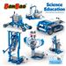 BanBao BASIC POWER MACHINERY Set 80-in-1 Models (614-piece) | STEAM Educational Discovery Kit | Includes 9V to 5V module, High-speed Motor, 9V Power Module | Explore Hand-Eye Coordination, Creative Thinking, Spatial Skills (6932)