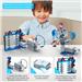 BanBao BASIC POWER MACHINERY Set 80-in-1 Models (614-piece) | STEAM Educational Discovery Kit | Includes 9V to 5V module, High-speed Motor, 9V Power Module | Explore Hand-Eye Coordination, Creative Thinking, Spatial Skills (6932)