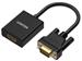 UNITEK VGA to HDMI Converter with Audio & Power Port, 1920x1080@60Hz