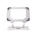 iCAN H26 Laptop/Tablet Ergonomic Stand, Adjustable and Rotatable Height & Angle, White.(Open Box)