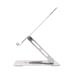 iCAN H26 Laptop/Tablet Ergonomic Stand, Adjustable and Rotatable Height & Angle, White.(Open Box)