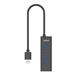 UNITEK 4-Port USB 3.0 Hub with 30cm Cable, External Power Supply, Black (Y-3089)