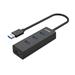UNITEK 4-Port USB 3.0 Hub with 30cm Cable, External Power Supply, Black (Y-3089)