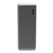 iCAN 10000mAh Transparent Power Bank with 22.5W Fast Charge, 1xUSB-C & 2xUSB-A, Extreme Compact , Gray(Open Box)