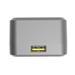 iCAN 10000mAh Transparent Power Bank with 22.5W Fast Charge, 1xUSB-C & 2xUSB-A, Extreme Compact , Gray