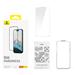 Baseus Diamond Series Full-Coverage HD Tempered Glass Screen Protector for iPhone 15 Pro, Clear (With Cleaning Kit and EasyStick Installation Tool)