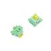 Redragon Bullet QT 3PIN custom switches made for DIY enthusiasts 50gf soft feeling tactile switches  50 million times of keystroke Compatible with MX style structure and fix most of keycap sets  24 unit in the package(Open Box)