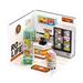 ROKR DW002 Rolife Energy Supply Store 3D Wooden Puzzle with102 Pieces and Difficulty: Level 2