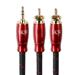 SKW Entry Level HC Series 3.5MM to 2RCA Audio Stereo Cable 1.5M