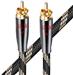 SKW Subwoofer Cable RCA to RCA Multiple Shield with Ultra-high Purity Copper for HiFi Systems1.5M