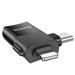 Hoco "UA17" iP male/Type-C male to USB female two-in-one adapter(Open Box)