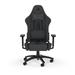 CORSAIR TC100 RELAXED Fabric Gaming Chair, Relaxed Fit, Black/Grey