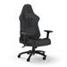 CORSAIR TC100 RELAXED Fabric Gaming Chair, Relaxed Fit, Black/Grey