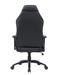 iCAN Fabric Gaming Chair, High Density Mould Foam and New Foam, 3D Armrests, 350MM KD Metal Base, 63MM Nylon Caster, Adjustable Backrest. Black