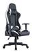 iCAN Ergonomic Gaming Chair, PVC Cover, Shaping Foam + Original Foam,  2D Armrests, 350mm Nylon Base, 60mm PU Caster, Class 4 Gas Lift. Black & White