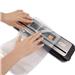 iCan Vacuum Sealer with LED Indicator, Display Operation Process & 304 Stainless Steel Panel for Easy Cleaning, Black+Stainless.